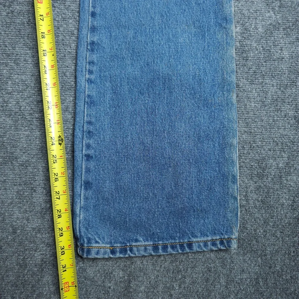 Levi's 517 Boot Cut Jeans Mens 33x32 Medium Wash Workwear Western Distressed Y2K